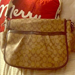 Coach large laptop/work bag